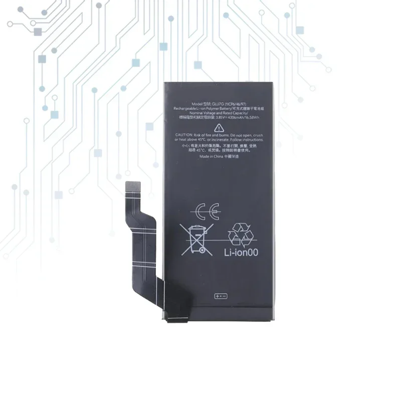 Replacement Battery GMSB3 for Google Pixel 6 4614mAh G63QN for Google Pixel 6 Pro 5003mAh GLU7G for Google Pixel 6A Batteries