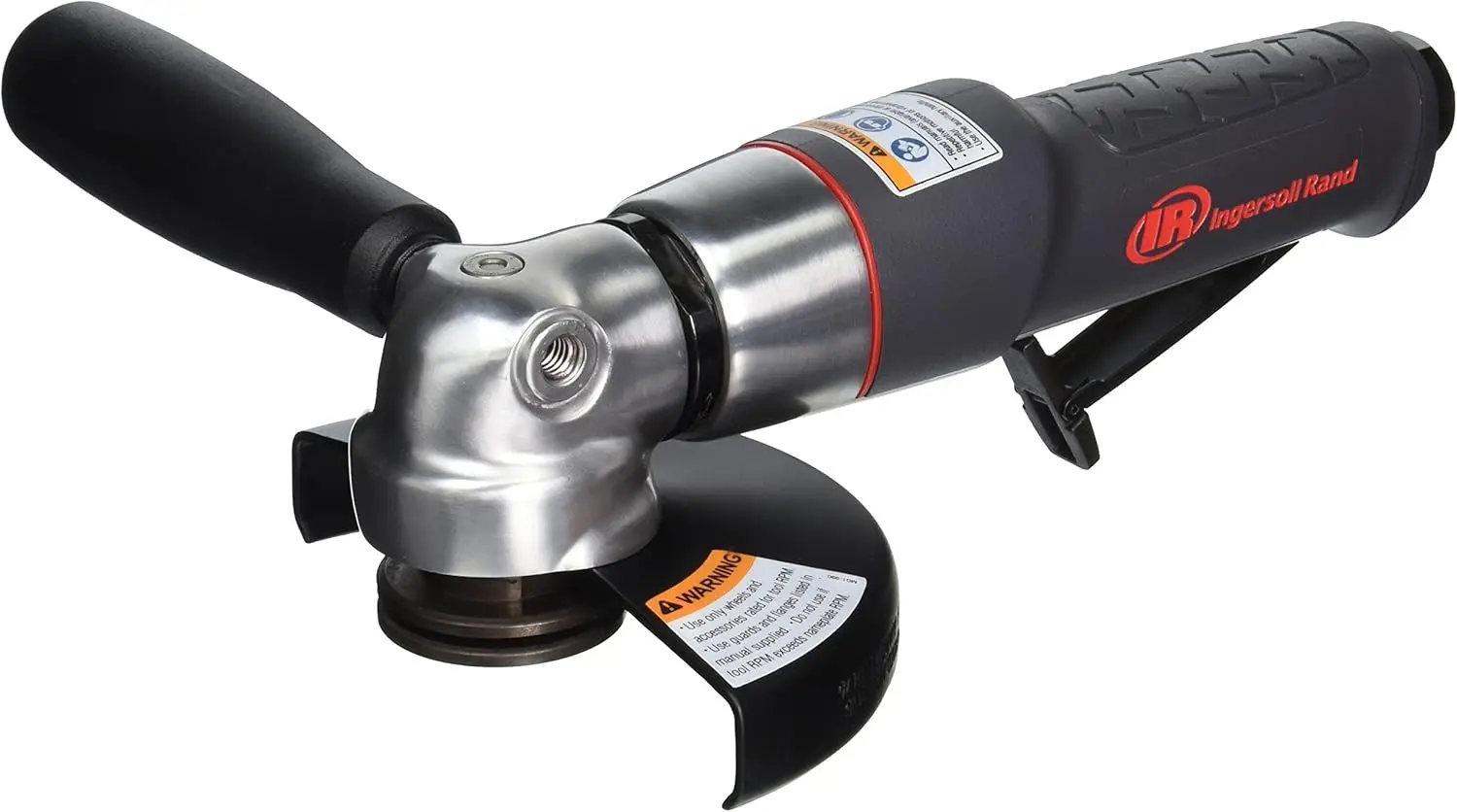 

345MAX Air Angle Grinder/Cut-off Tool, 5" Wheel, 12,000 RPM, 5/8"-11 Thread, Rear Exhaust