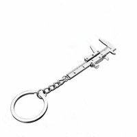 Mini portable activity vernier caliper keychain charm men's and women's car bags keychain accessories small gifts