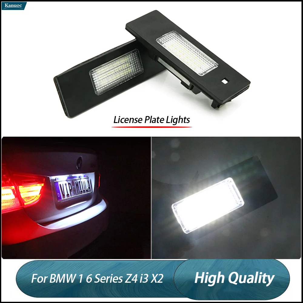 

Комплект из 2 светодиодных ламп для подсветки номерного знака для BMW 1, 6 серии, Z4, i3, X2