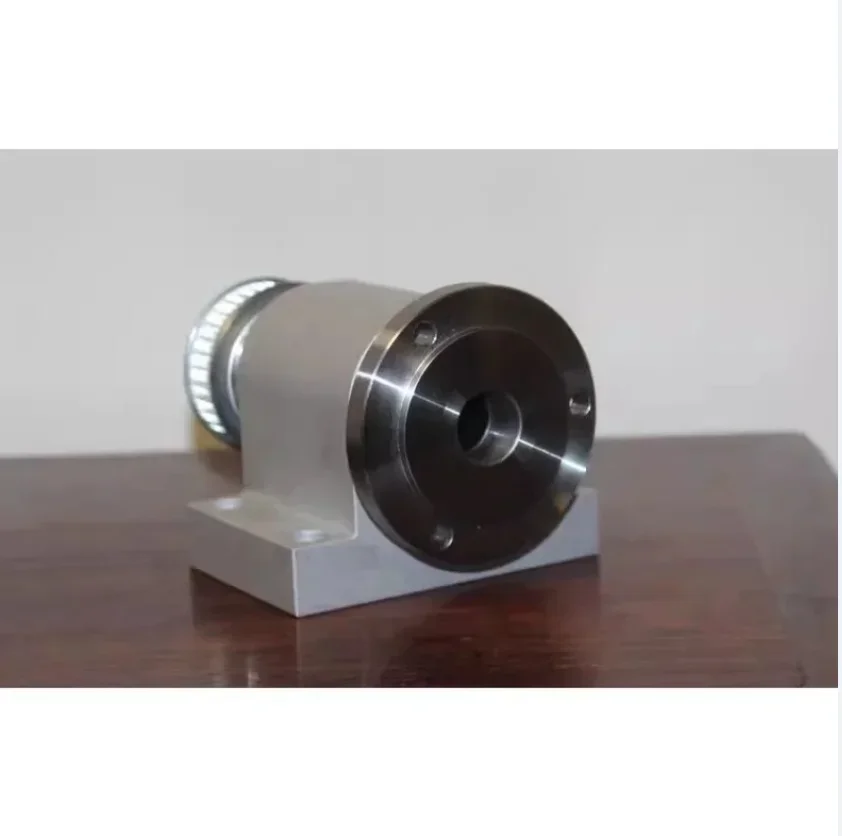 80 100 Lathe Spindle Assembly Through Hole 20 Center Height 50 Lathe Spindle High-strength Lathe Head Assembly with Flange