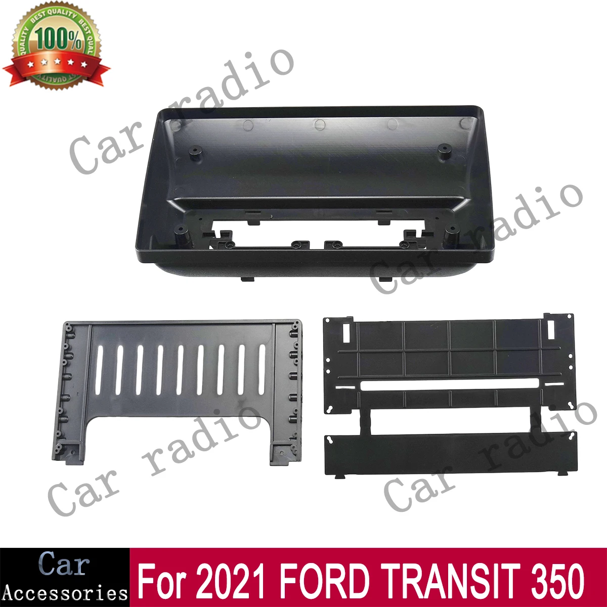 For 2021 FORD TRANSIT 350 10.1 Inch Car Radio Android Stereo Frame Player Head Unit Fascia Panel Dash Board Cover