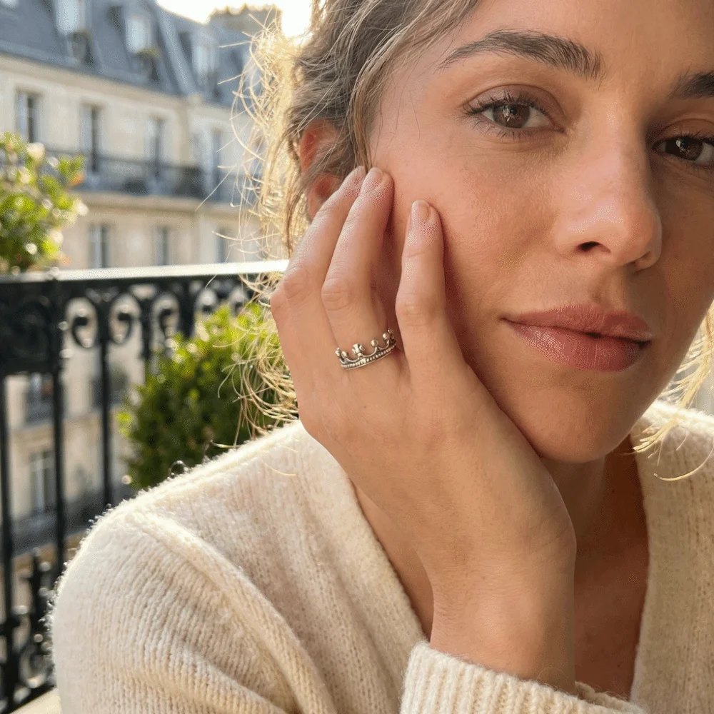 Anillo Apilable de Corona de Venus y Máscara de Mascarada S613312446c5e499d93b5dacb76ced019s
