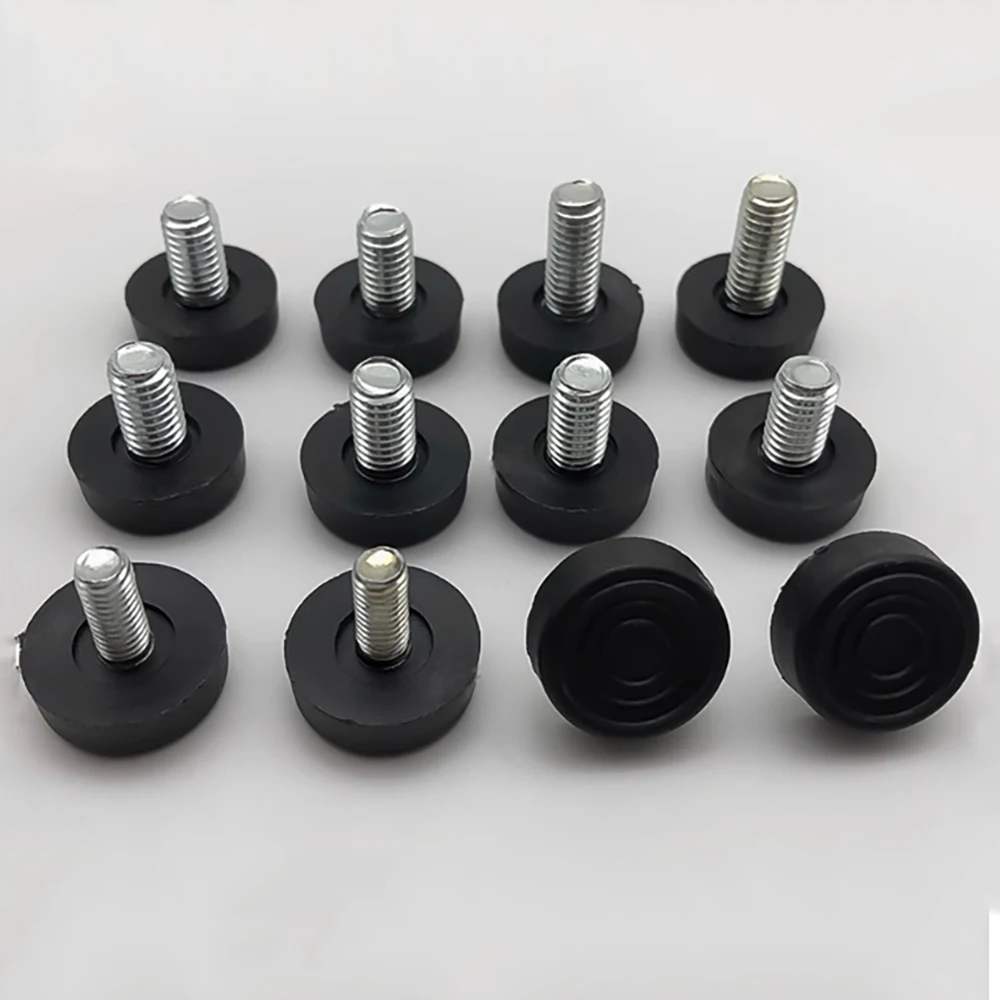 

4-50Pcs PP Plastic Adjustable Feet Pad Screw M6 M8 M10 Table Chair Balck Leveling Foot Pad Furniture Leg Anti-shock Protection