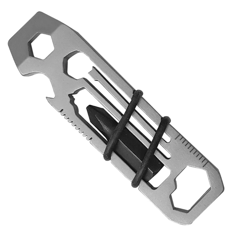 Mini Stainless Steels Prys Bar Tool Small Prybar Keychains Ruler Multitool Bottles Opener Small MultiTool Camping Gear