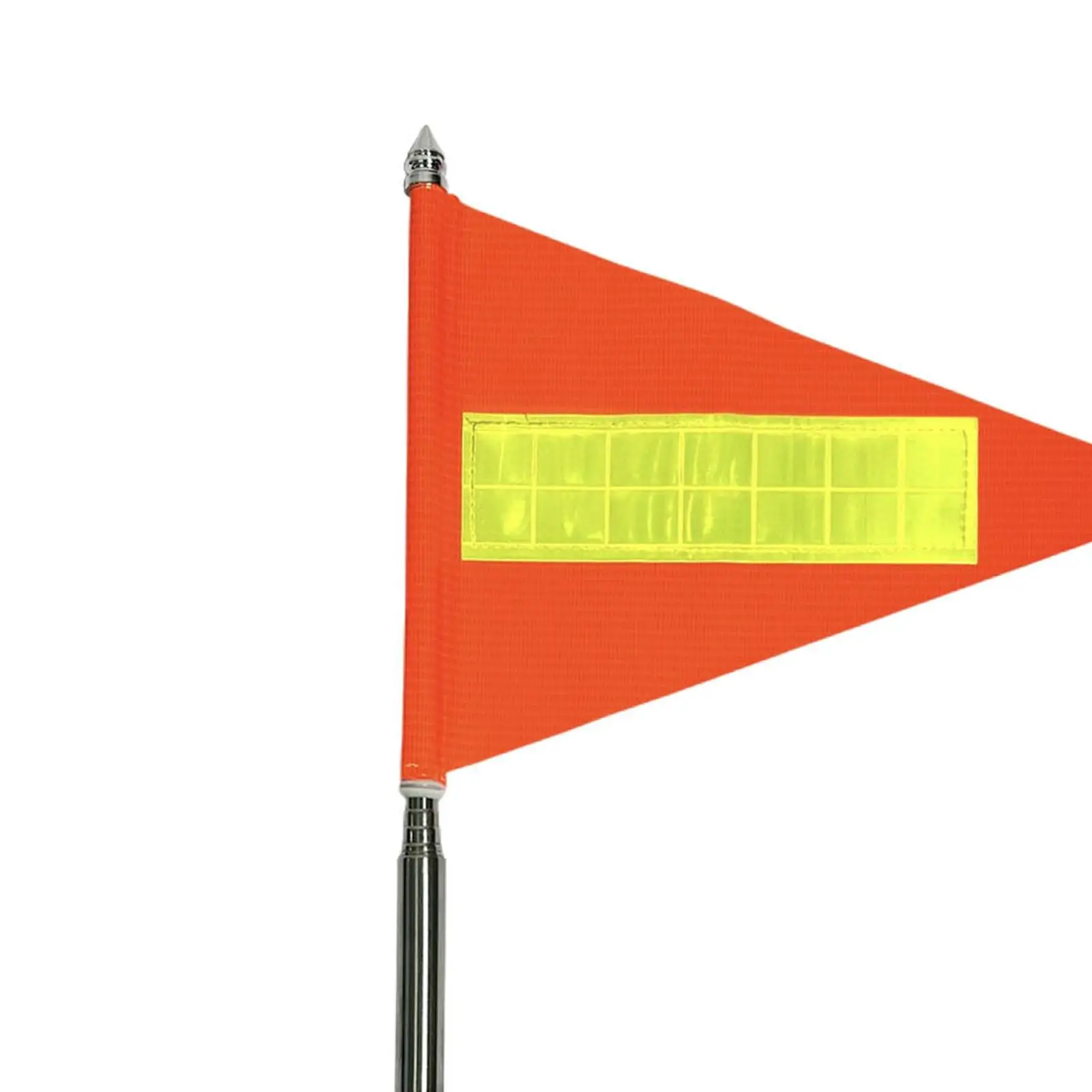 

Bicycle Flag with Reflective Stripe, Golf Cart Flag, High Visibility for Adults
