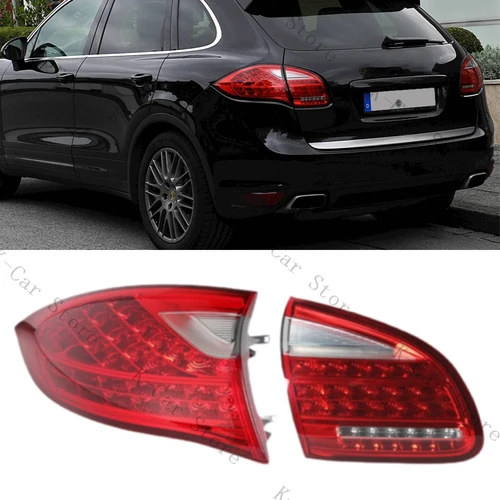 Luz trasera de freno para coche, luz de estacionamiento, señal de conducción, accesorios para Porsche Cayenne 2011, 2012, 2013, 2014