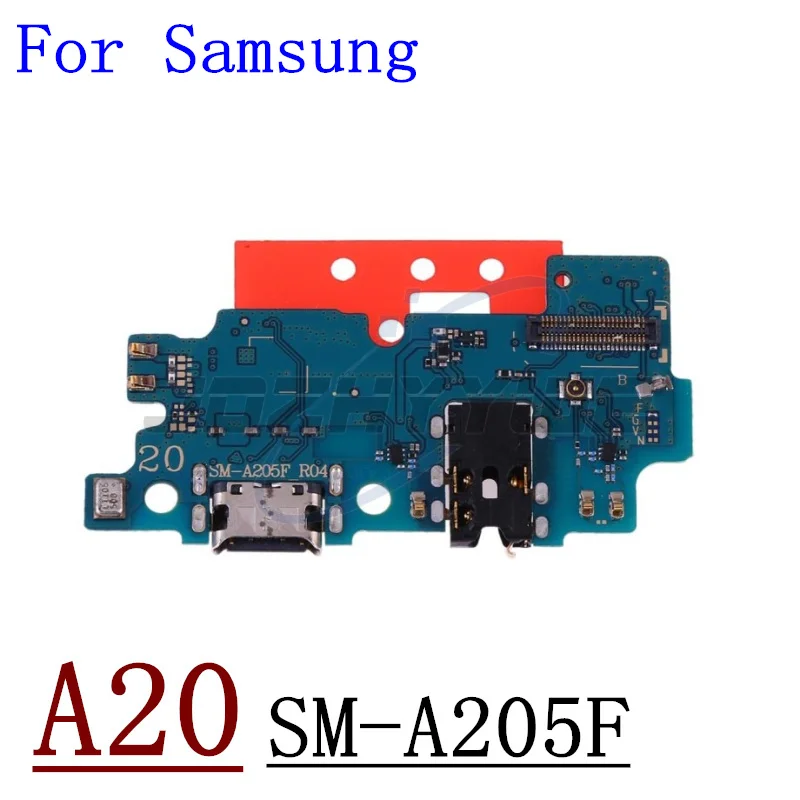 USB Charger Charging Port Dock Connector Board Flex Cable For Samsung Galaxy A12 A125 A127 A13 A135 A137 A20 A205 A207