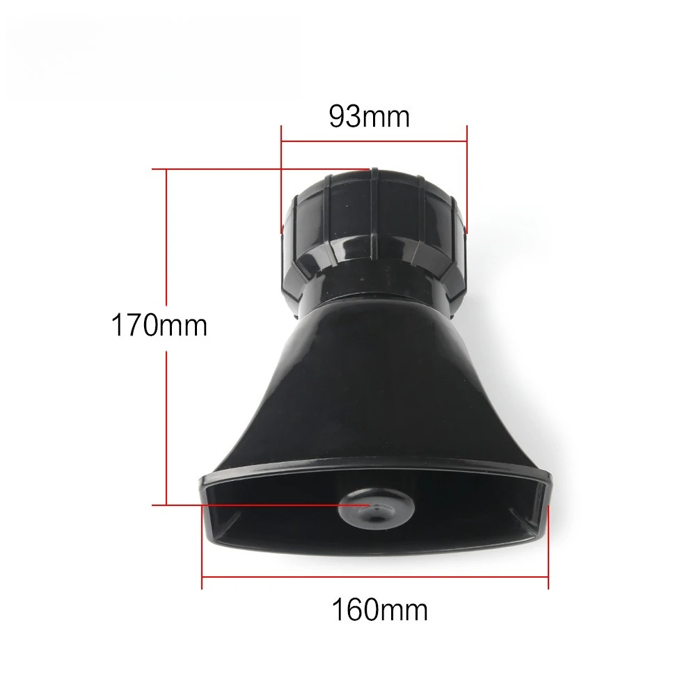 Car Warning Alarm Police Fire Siren Horn Loudspeake Car ccessories 12V Speaker 130dB Wireless Electronic Siren Loud 2