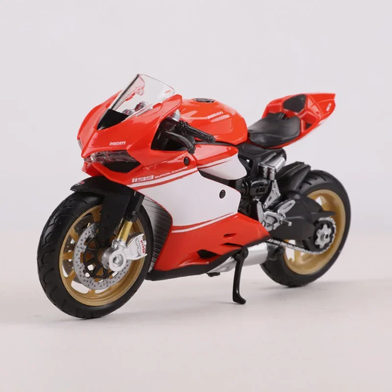 Diecast Maisto 1:18 Ducati Stairs 1199 Superleggera symulacja motocykla Model ze stopu zdobiona kolekcja prezentów zabawki dla dzieci Bo