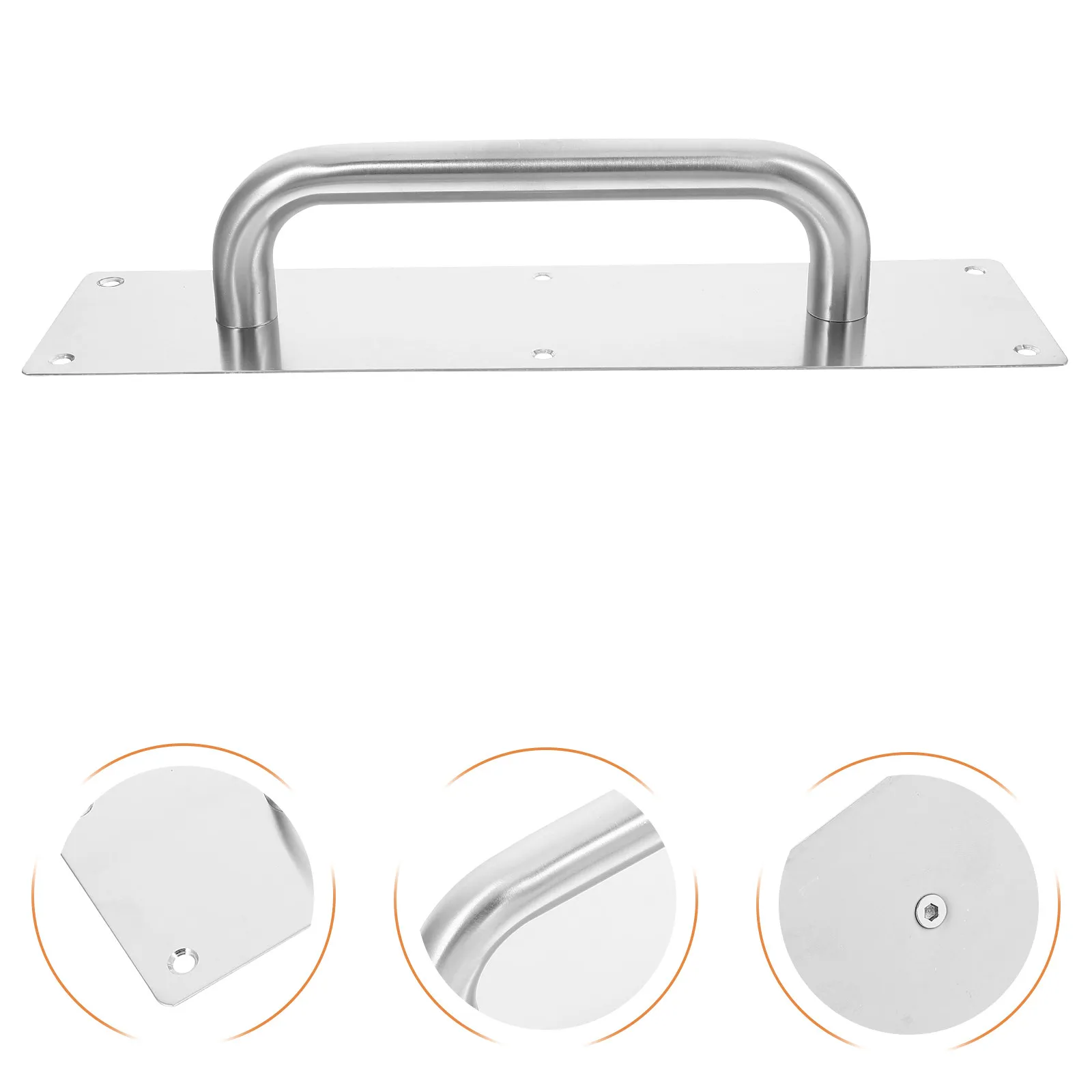 

Ручка-скоба из нержавеющей стали для дверей, усиленная, металлическая, размер L, для коммерческих противопожарных защитных ворот