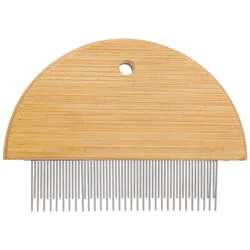 Solid Livestock Wooden Horse Brush Tools Grooming Scraper For Body Undercoat Rake Bridegroom Cleaning Scrub