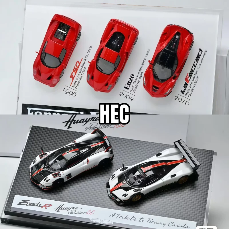 Exposición HEC 2026 a escala 1:64 - Figura de coche realista en miniatura de aleación fundida a presión, hecha a medida por ICHEMO, para colección y exhibición.
