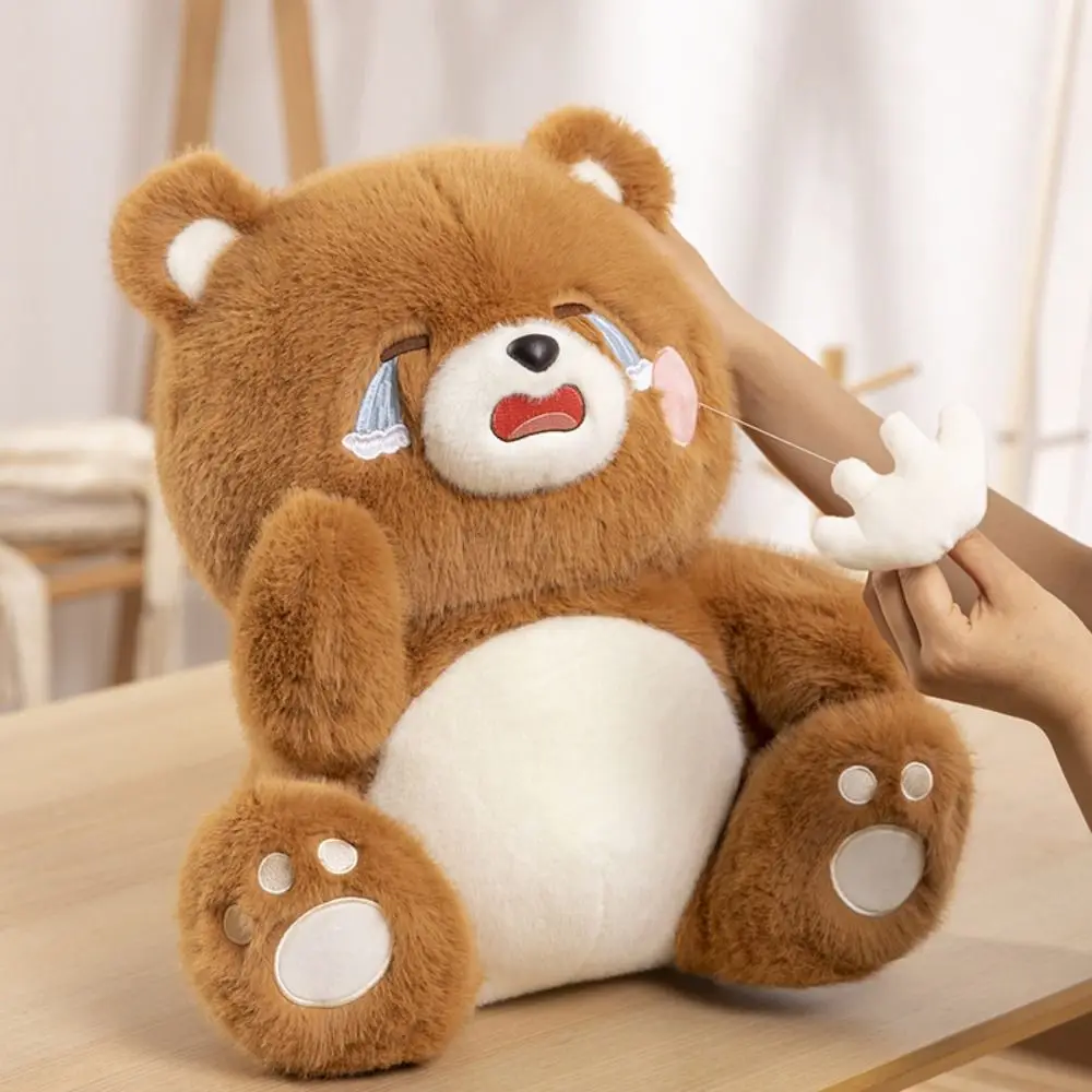 

PP Cotton Bear Plush Toys Soft Fluffy Cry Bear Stuffed Soft Dolls Comfortable Cartoon Animals Stuffed Doll Birthday Parties