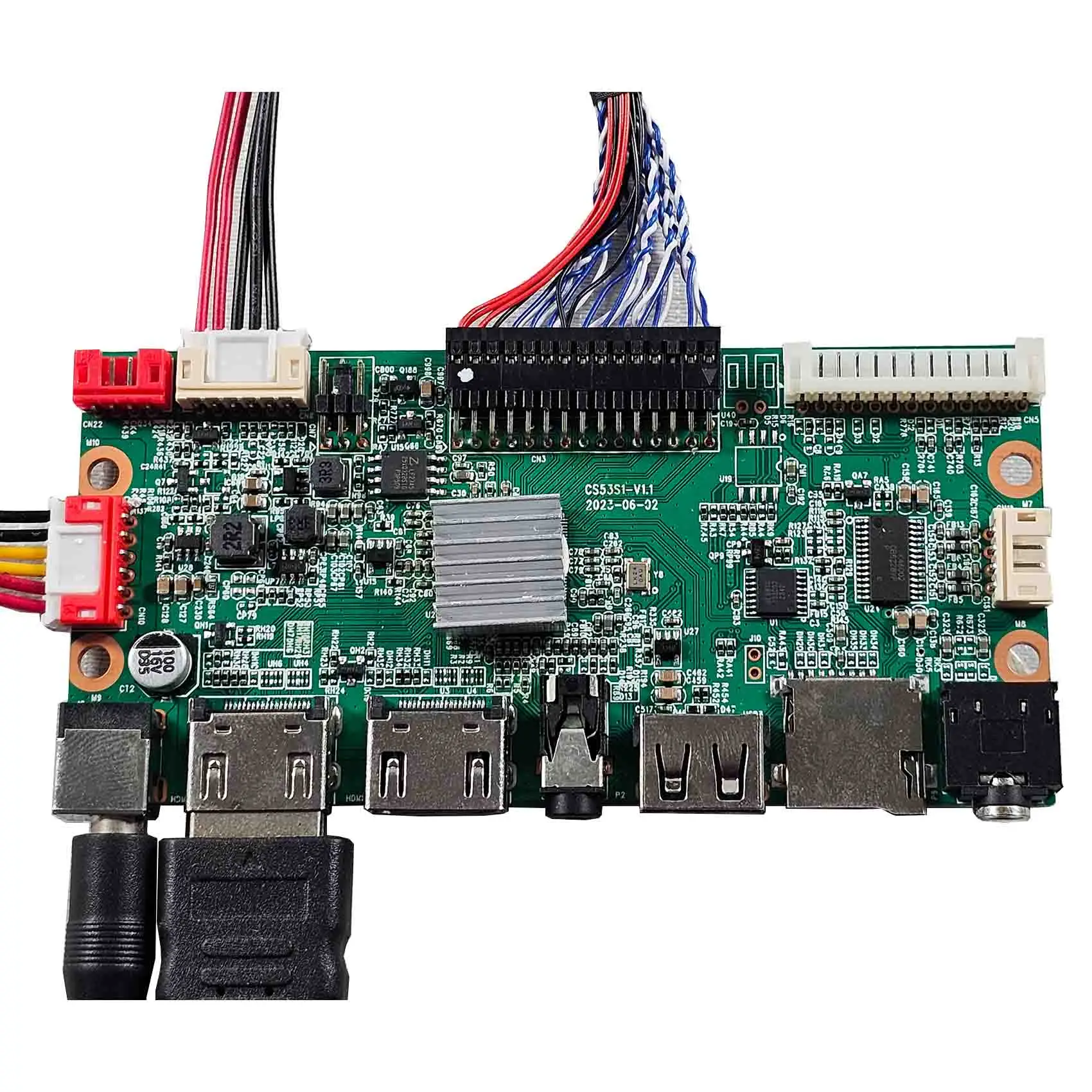 24-calowy wyświetlacz dotykowy Digital Signage 24In 1920X360 Rozciągnięty wyświetlacz LCD z pojemnościowym dotykem 40-pinowy kontroler LCD