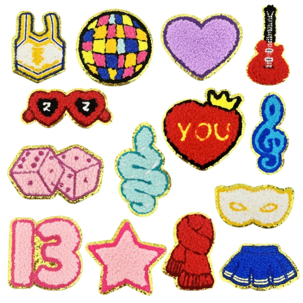 Fashion Girl Embroidery Patches Cartoon Girl Singer Iron On Patch Sewing Fabric Handmade Appliques Sexy Girly For Clothing Badge