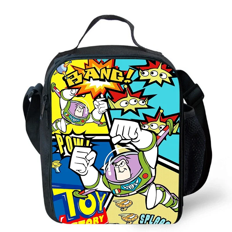 Lunch bags for Child,Cartoon To-yS-to-ry School Picnic Bags for Girls Boys,Large Kids Insulation Cooler Bags for Aged 4-10 years