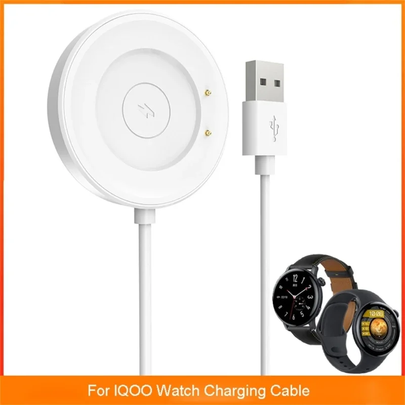 M6CA Smartwatch Charging Cable for IQOO Watch Charging Base Docking Station USB Charging Holder Cord 100cm