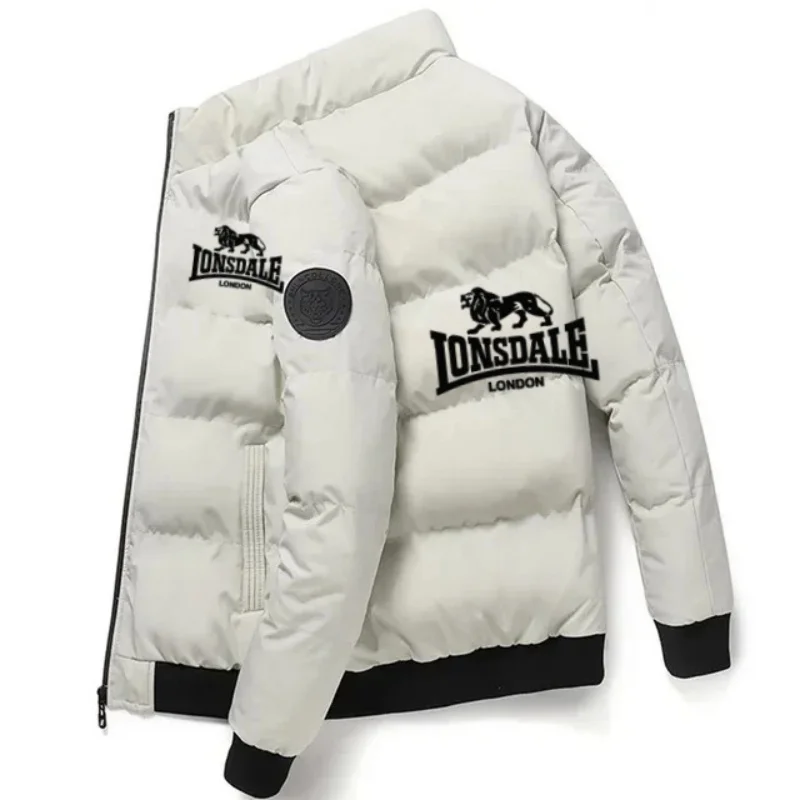 سترة دافئة غير رسمية سميكة للرجال عصرية عالية الجودة موضة شتاء 2025 - سترة دافئة من القطن للرجال - سترة رجالية دافئة #4