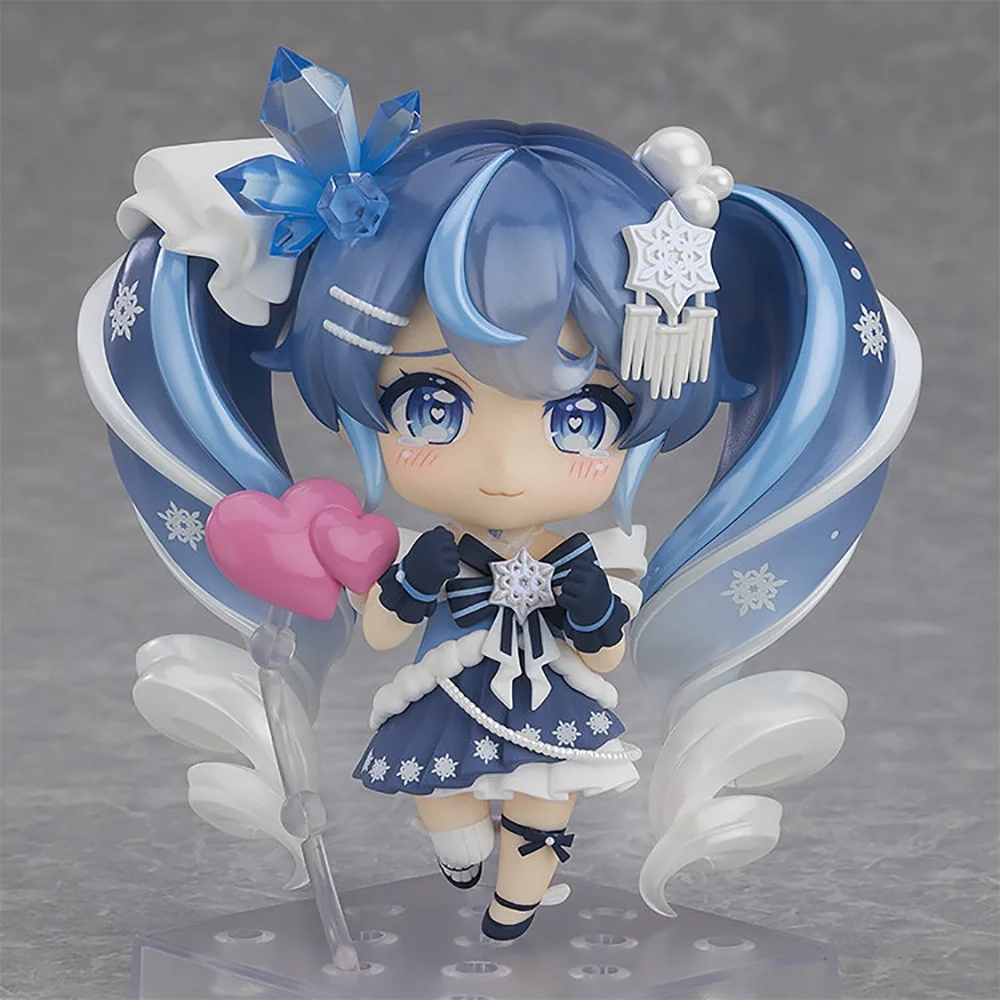Оригинальный GSC 2643 Hatsune Miku (Снег, Crystal Snow Ver.) Q-версия аниме-фигурка каваи, экшн-фигурка, сборная модель, в наличии