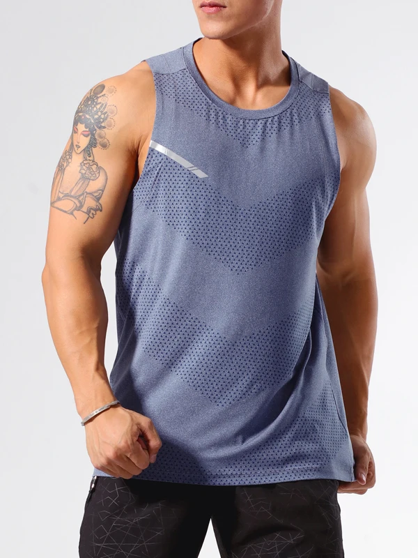 

Men's Summer Baskeall Sports Fitn Ice Silk Qui Dry Loose Svel T-irt Breathable Ultra Thin Me Vest