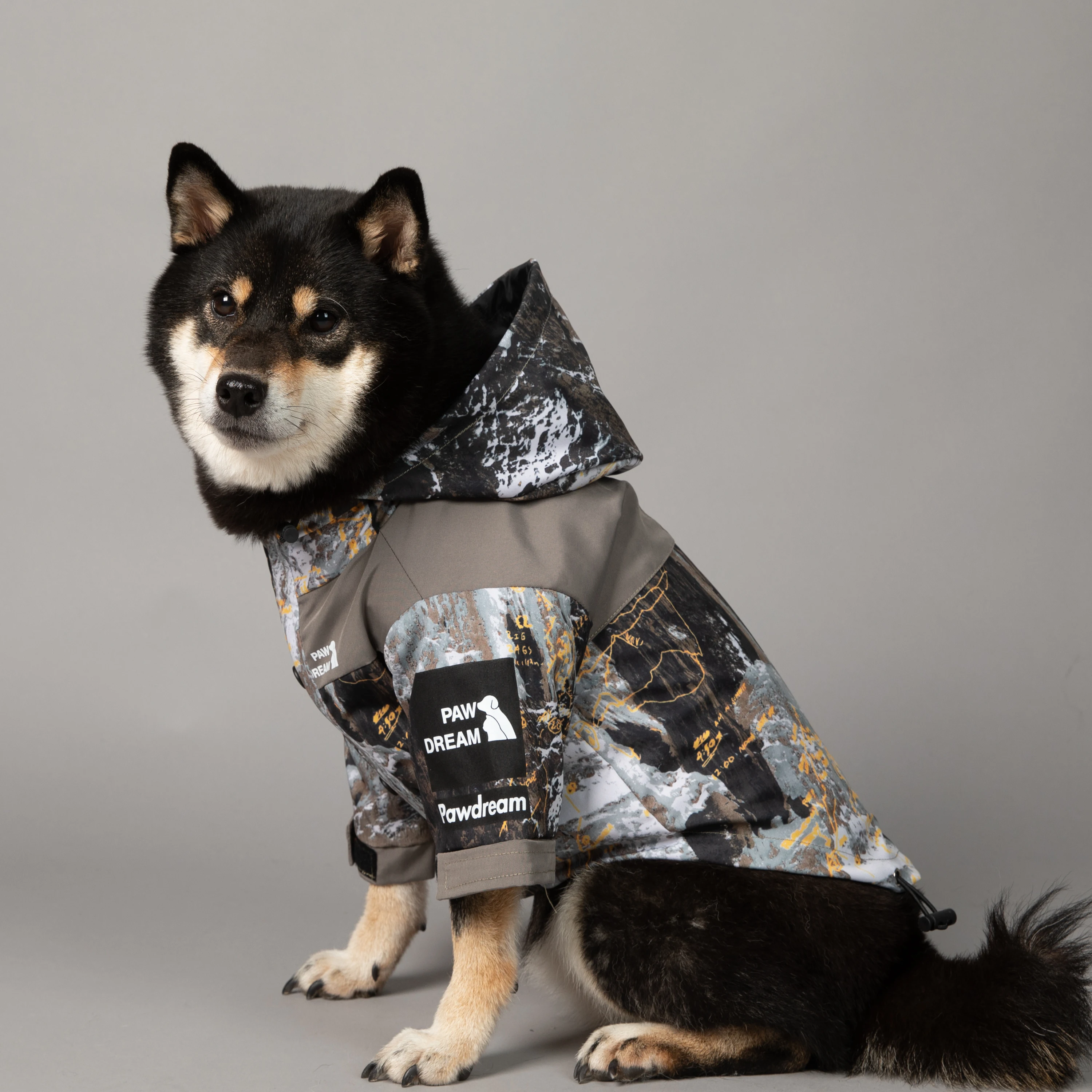 

PAW DREAM Dog Clothes Raincoat For Small Big Dogs Wind Coat Windbreaker French Bulldog Hoodie Dogs Clothes Jacket Shiba Inu