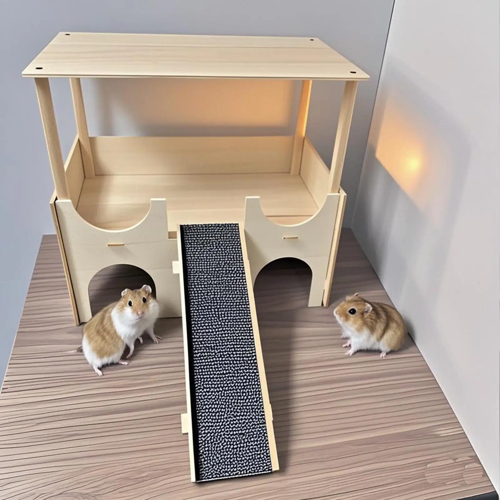 Hamster House Castle Cage Accessories Pet Supplies Hiding Guinea Pig Hideout for Hamsters Ferrets Gerbils Mice Rabbits