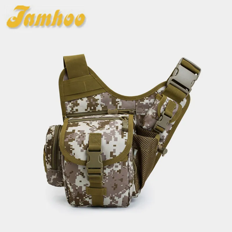 Jamhoo Gear Tactical Shoulder Bag Oxford Outdoor Camera Chest Messenger Bag Waist Pack Climbing Camping Trekking Hunting Package