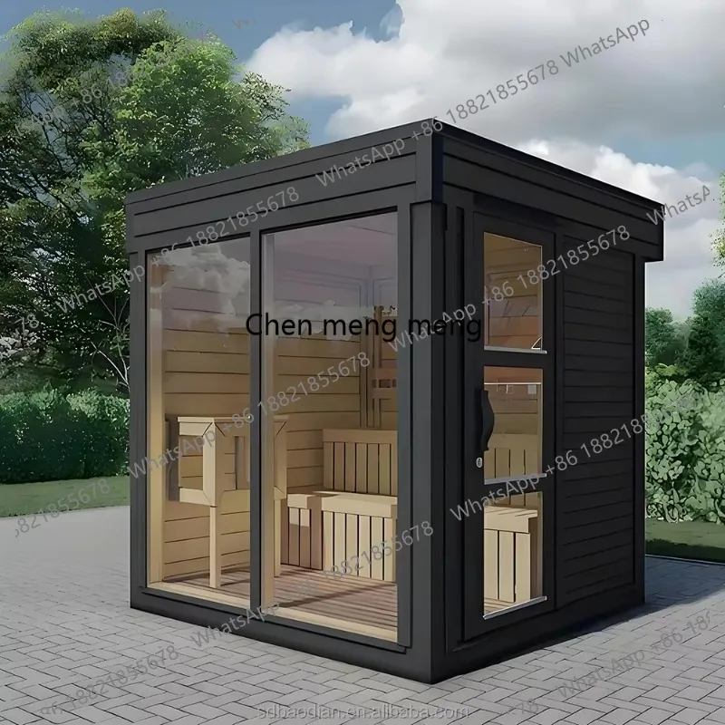 

Лидер продаж: Уличная традиционная сауна (влажная и сухая паровая), инфракрасная сауна с электрическим нагревом 6 кВт Havia