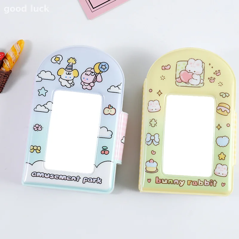 Śliczny album fotograficzny 3-calowy uchwyt na karty fotograficzne Idol Card Binder Collection Book 32 Pocket Book Album Photocard Storage Case