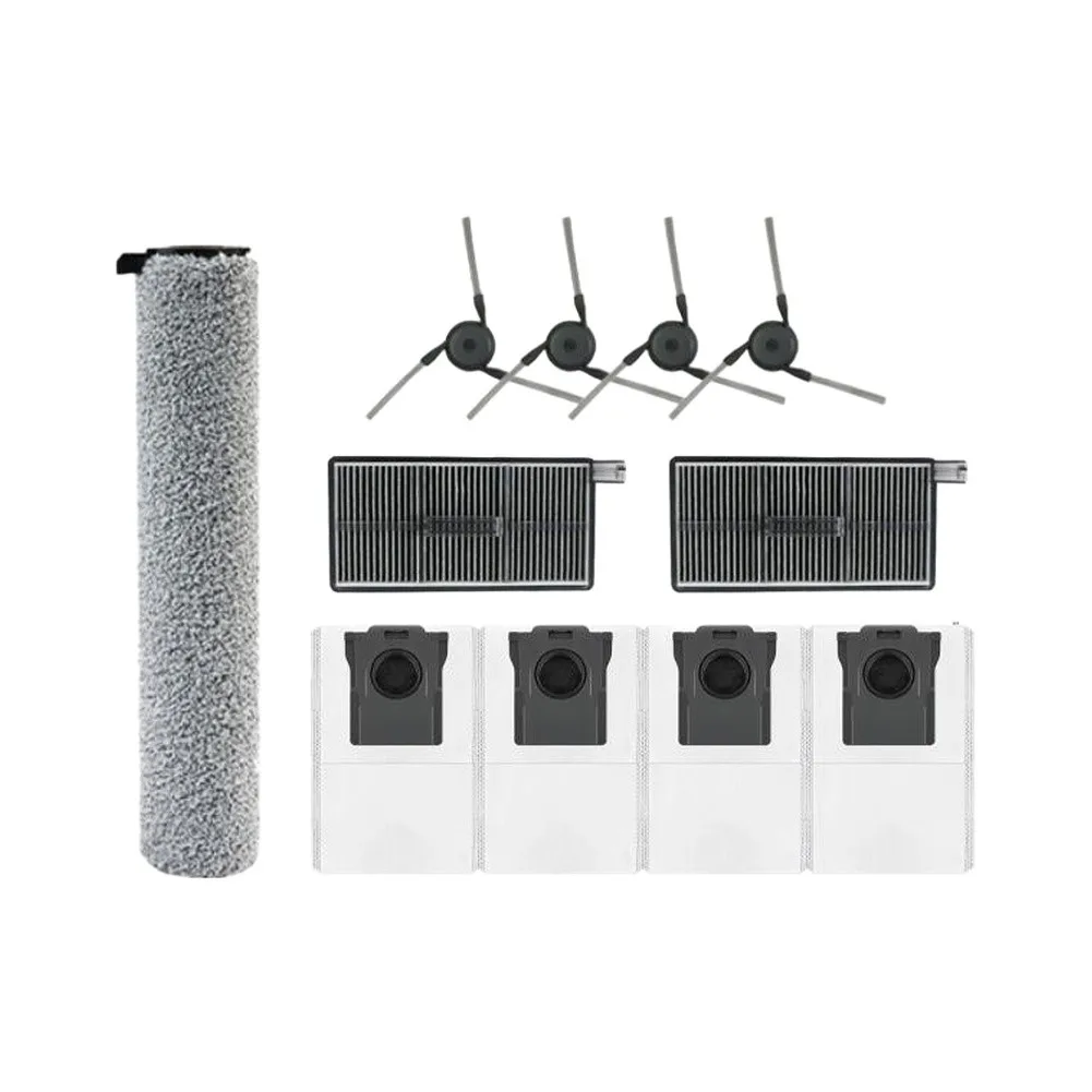 Complete Replacement Spare Parts Kit For Dreame X/50 P/ro Robot Vacuum Roller Cloth Side Brushes Dust Bags Filters