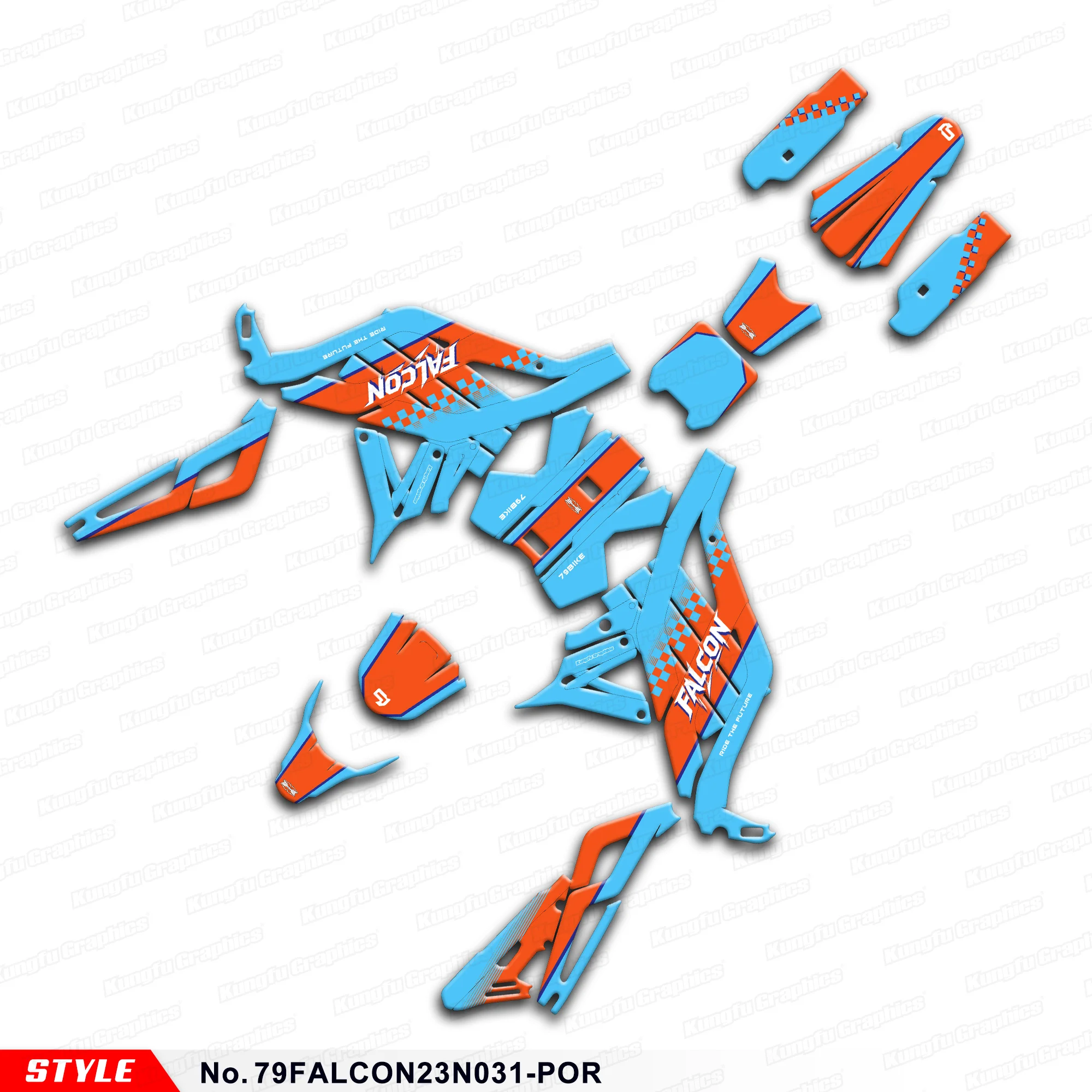

Набор графических наклеек JY RACING для мотоциклов 79BIKE 79 Bike Falcon Pro, для электрических гоночных мотоциклов, для оклейки и переоборудования