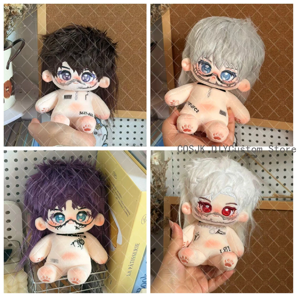 

Love and Deepspace Rafayel Zayne Xavier Sylus Tomorrow's Series Figures Cotton Stuffed Body Dress Up Clothes Plushies Gift 20cm