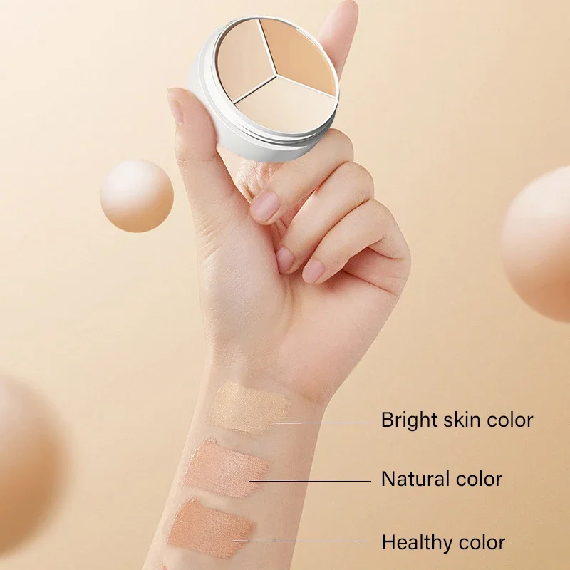 3 Color Concealer Palette Professional Makeup Face Eye Contour Face Spot Concealer Dark Circle Correcting Face Makeup