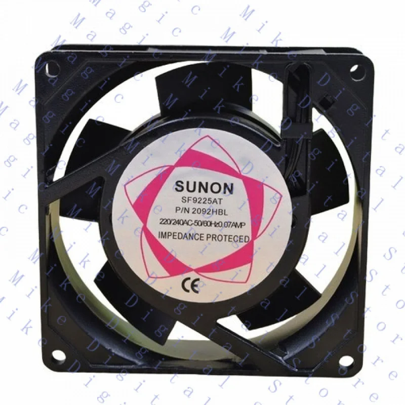 

Вентилятор охлаждения для серверного шкафа H для SUNON SF9225AT P/N 2092HBL 220-240В 0.07А 9025 9 см