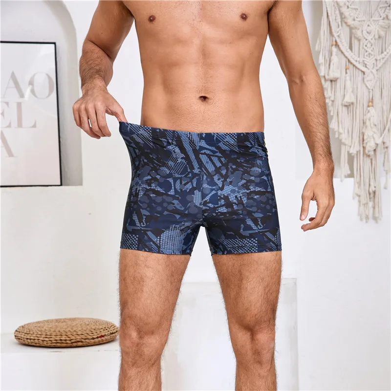 

Мужские плавки-шорты больших размеров для плавания, быстросохнущие, для пляжного отдыха, комфортные, предотвращающие неловкость