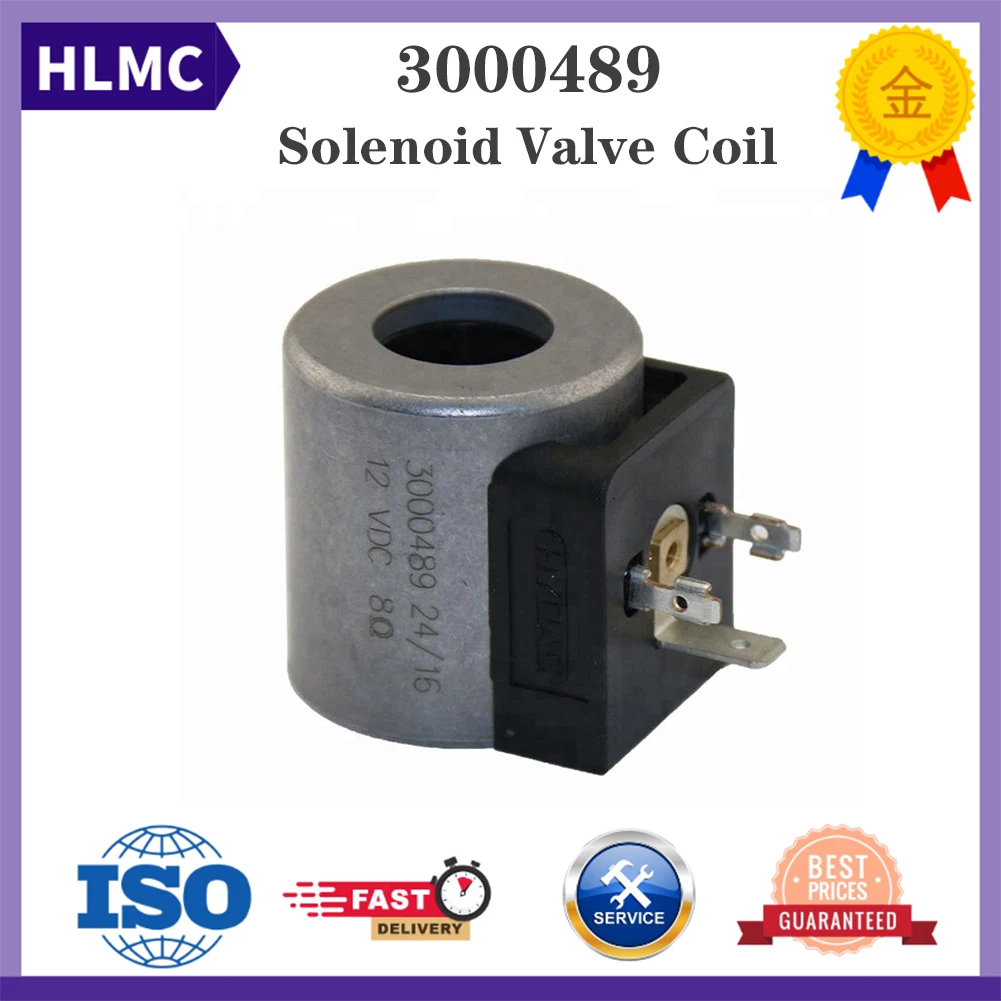 

Excavator Spare Parts HYDAC Hydraulic Coil 3000489 24V Solenoid Valve Coil For Hydraulic Main Pump