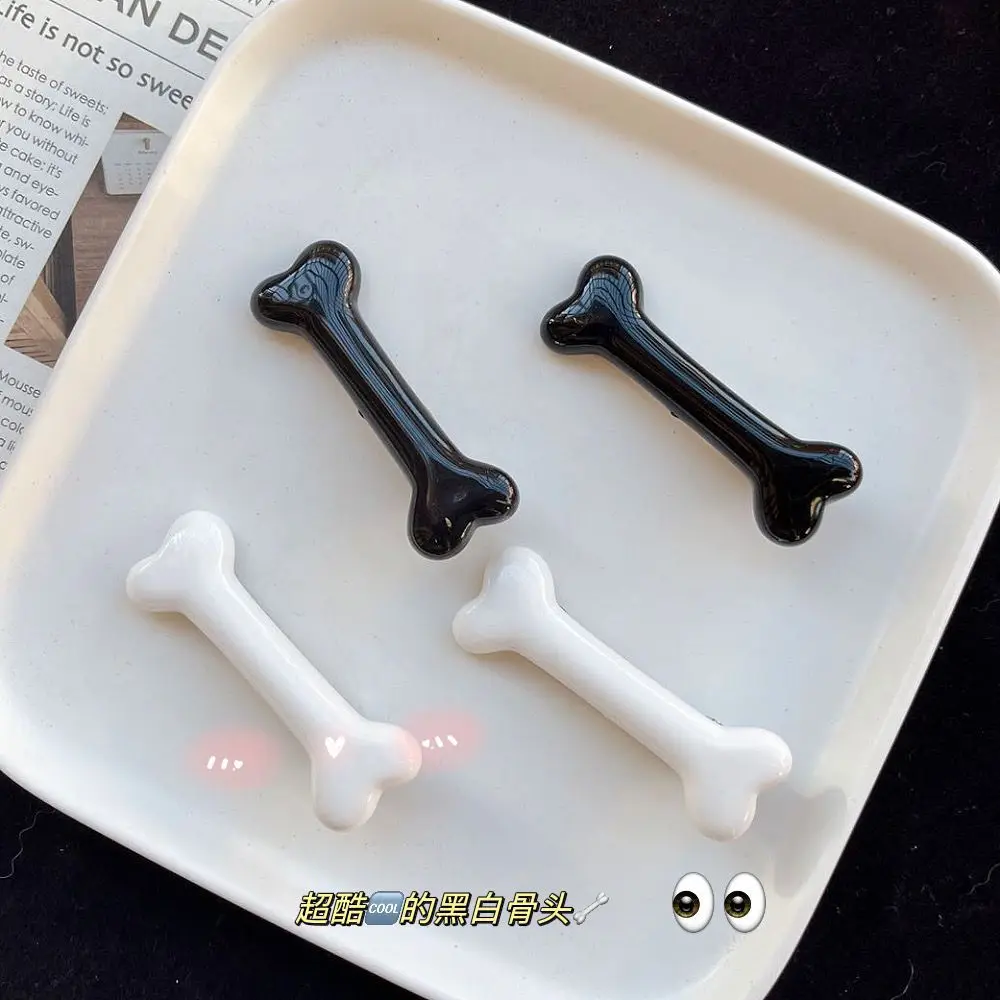 

4PCS New Dog Hairpin Puppy Kitten Bone Hair Clips Cute Duckbill Clip Simple Hairstyle Hairpin Accessories