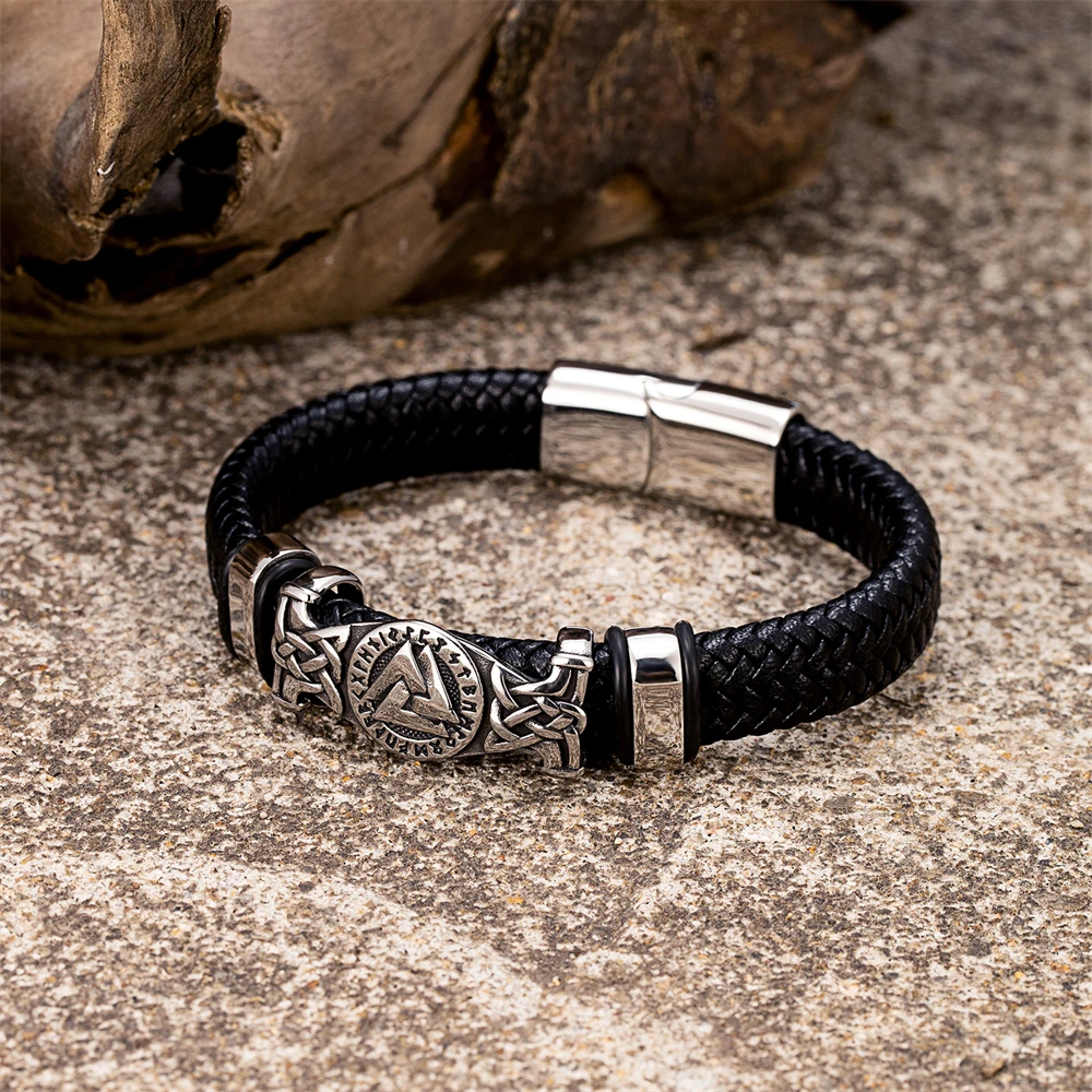 supretu Hrungnirs Herz Leather Bracelet Brown 3