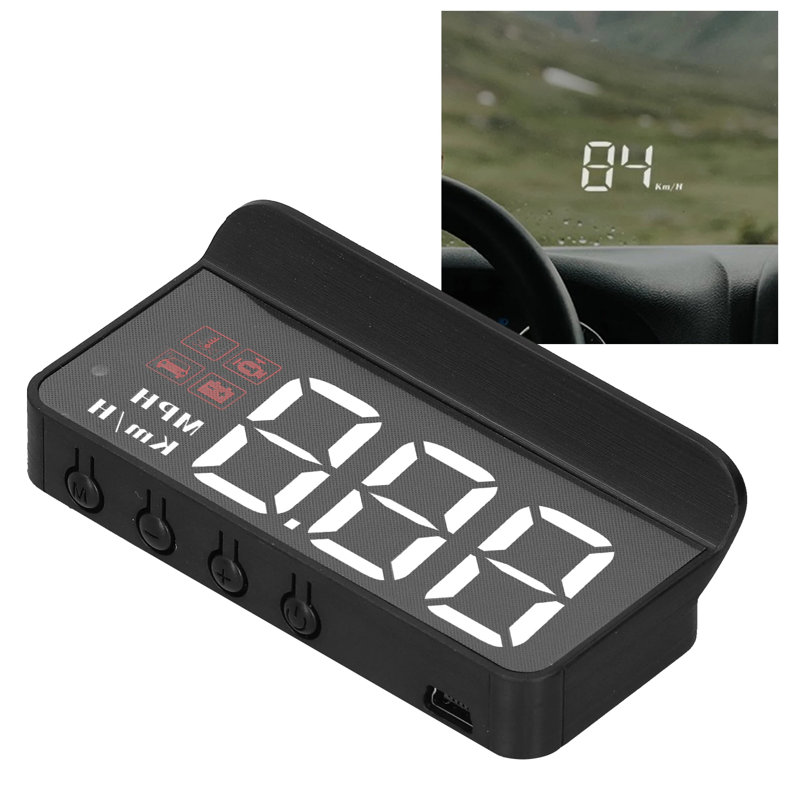 M3 OBD2 HUD Car Head Up Display Speedometer Monitor On Board Computer Windshield Projector Digital Electronic Auto Accessories