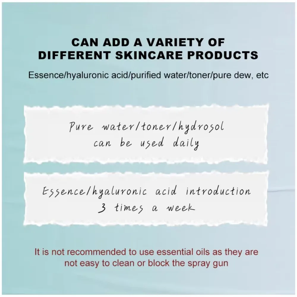 Ручной аппарат для ухода за кожей с инжектором и оксигенацией. Вилки США/IT для омоложения и увлажнения лица.