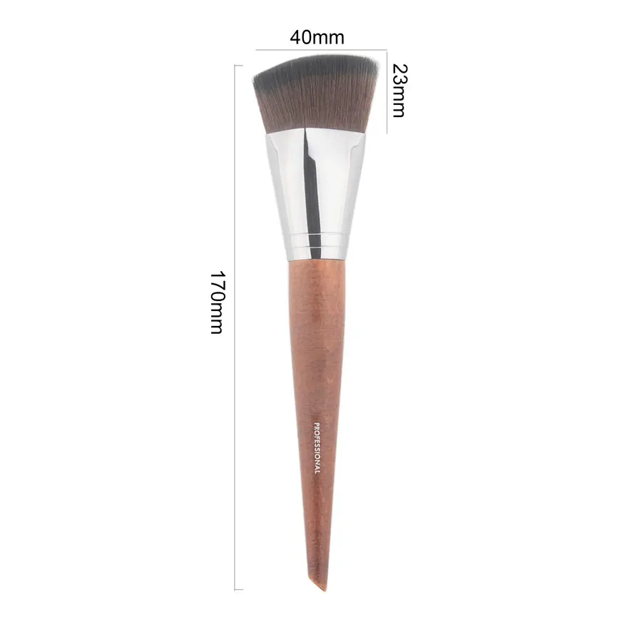 1 piece 109 Flat Foundation Makeup Brushes Diamond Liquid Foundation Make up Brush BB Cream Wood handle Face cosmetic tools