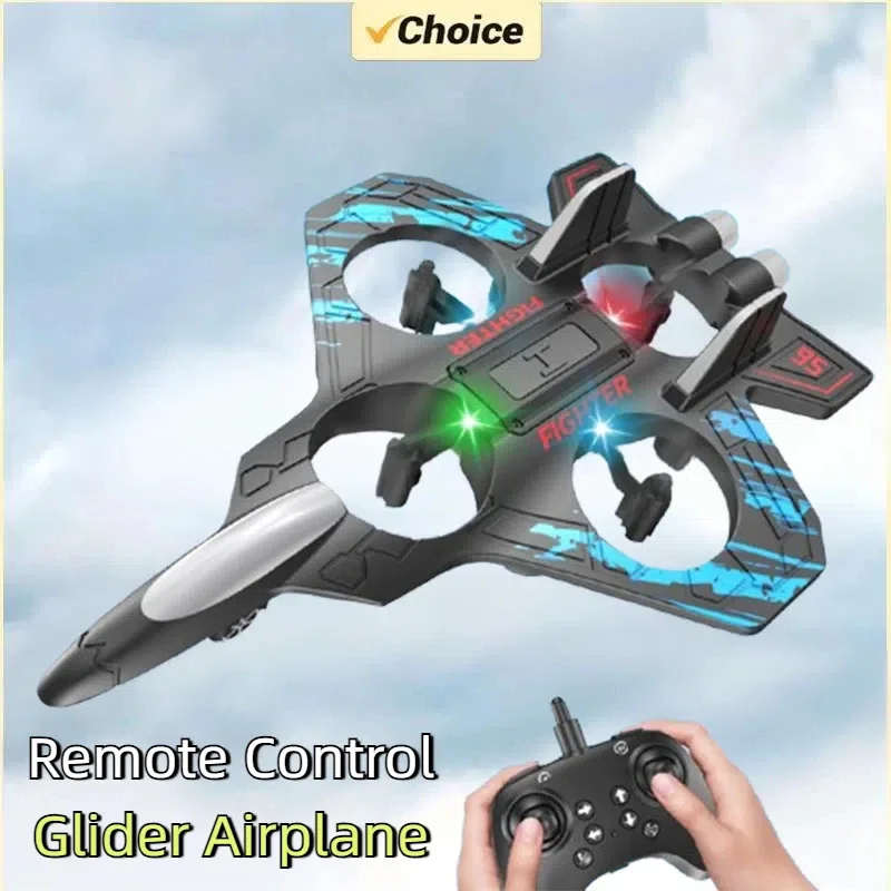 

2.4G EPP Foam RC Plane Stunt Unmanned Remote Control Airplane Fighter Aircraft Toy for Kids Adults Gift