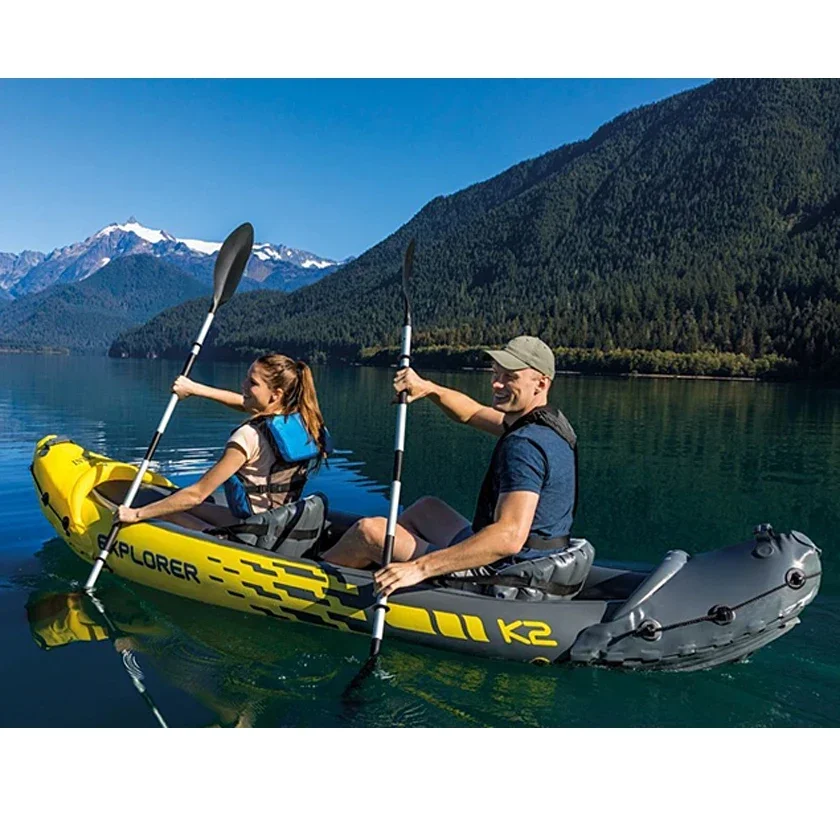 In Stock Available Ready To Ship Original INTEX Explorer K2 Kayak 2 Person Inflatable Canoe/Kayak Gonflable