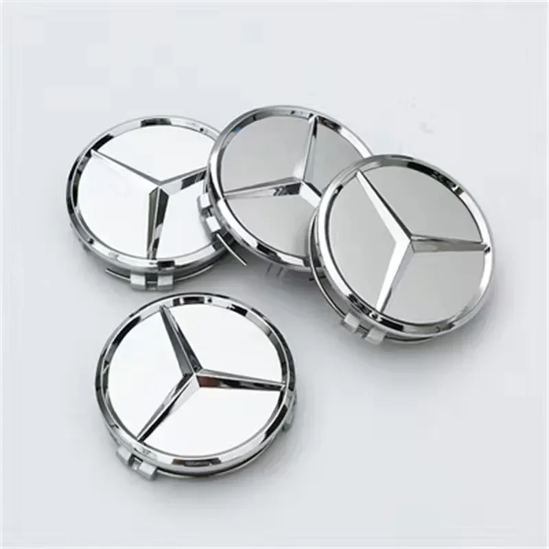 20pcs 75MM Car Styling Wheel Center Covers Hub Caps Replacement Mercedes Benz Amg W211 W203 W204 W210 W124 AMG W202