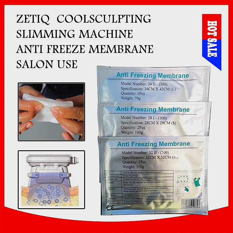 

Factory Price Anti Freeze Membrane 27X30 Cm 34 X 42Cm Anti Freezeing Anti- Freezeing Pad For Cryo Therapy Fast Shipping