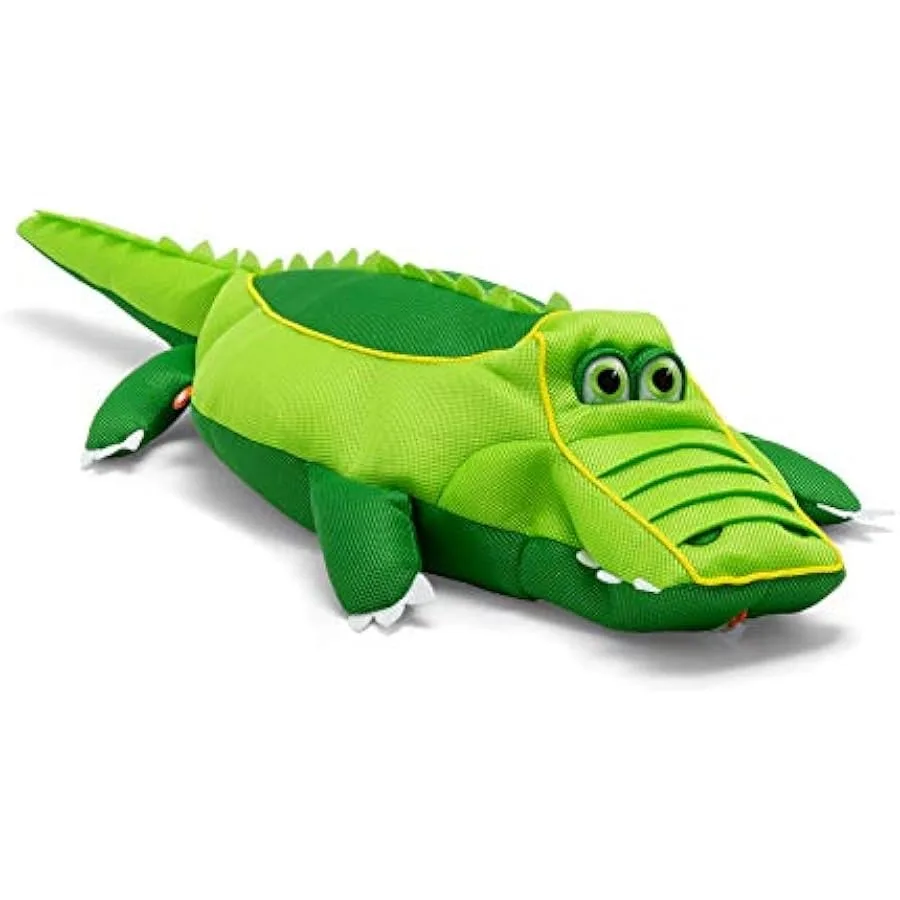 

Big Joe Pool Petz Large Alligator No Inflation Needed Animal Floating Pool Toy Alligator Shape Mesh Quick Draining Fabric 4.5 f