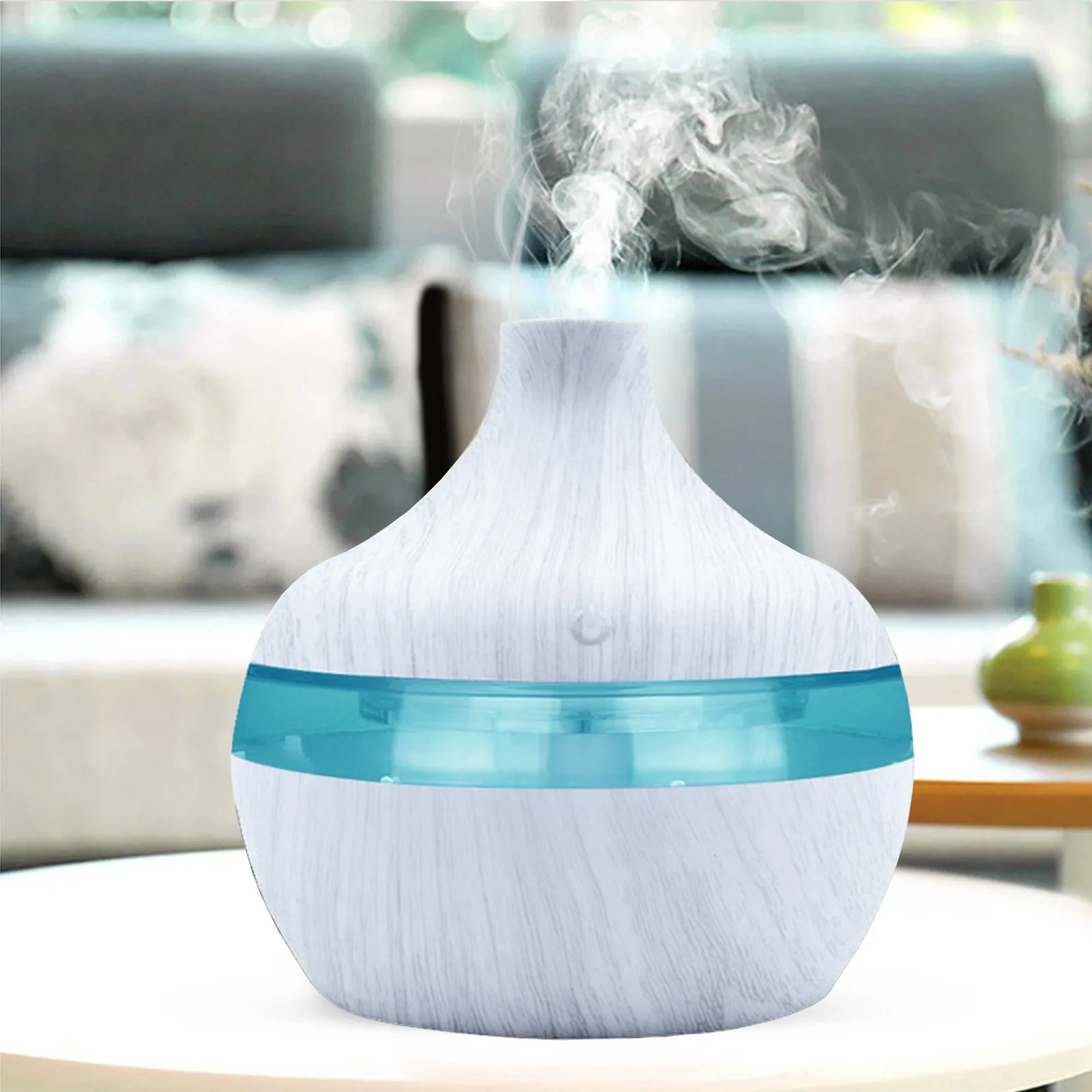 Mini humidificateur d'air électrique USB, brumisateur, diffuseur d'huiles essentielles, LED, arôme, bureau, maison, A