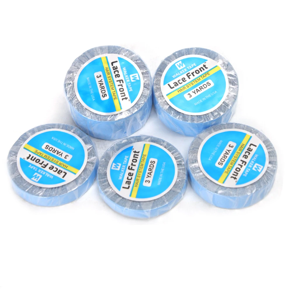 

3Yards/Roll Hair System Tape Double Side Walker Tape Ultra Hold Hair Extension Tapes For Lace Closure Lace Front Wig Glue