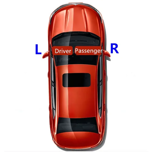 Imagen 2 del producto Manija de puerta Interior, palanca plateada cromada/mate para Mazda 6 GG GY 2003-2008 5 2006-2015 3 BK 2004-2008, 1 ud.